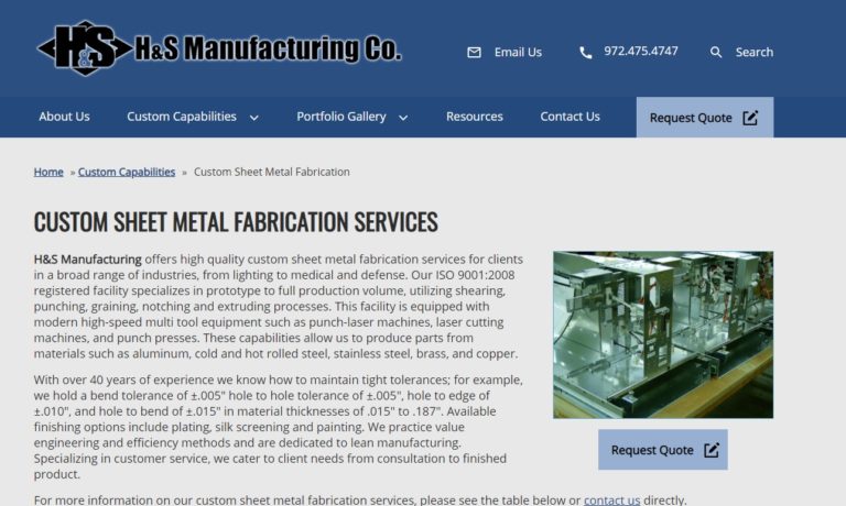 More Sheet Metal Fabrication Company Listings